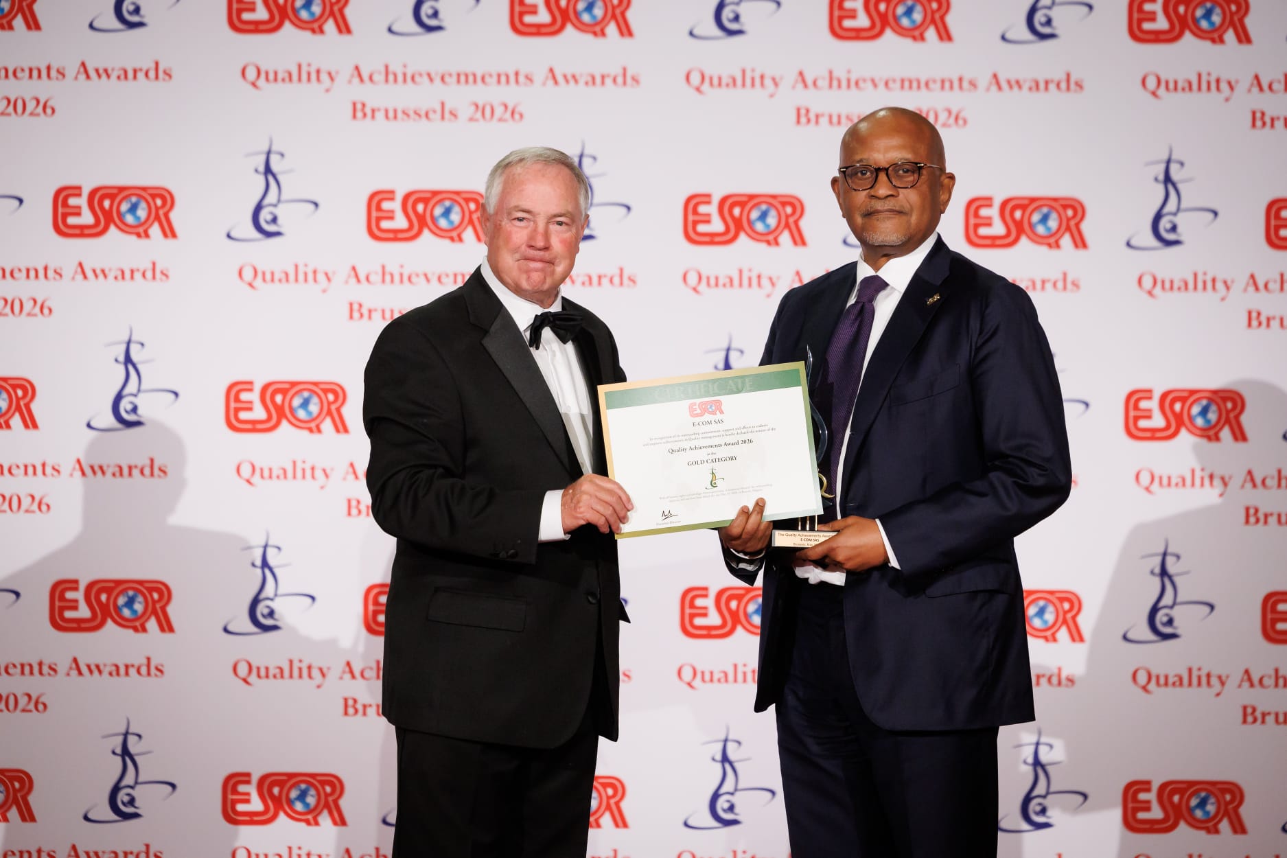 M. Nandegeza J. Musafiri reçoit le Quality Achievements Award 2026