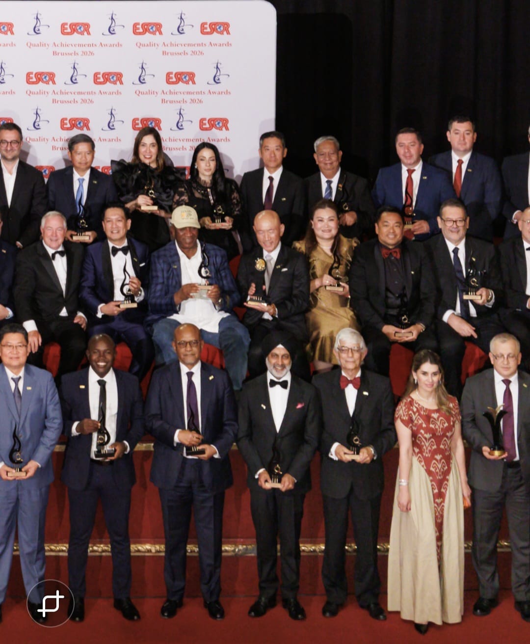 Lauréats ESQR Quality Achievements Awards Brussels 2026